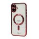 Electroplated Magsafe TPU Case for iPhone 16 (red) Electroplated Magsafe TPU Case for iPhone 16 (red)