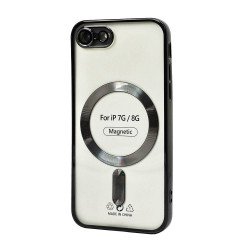 Electroplated Magsafe TPU Case for iPhone 7/8/SE (black)