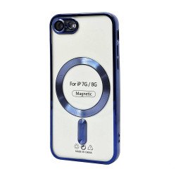Electroplated Magsafe TPU Case for iPhone 7/8/SE (blue)