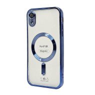 Electroplated Magsafe TPU Case for iPhone XR (blue)
