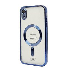 Electroplated Magsafe TPU Case for iPhone XR (blue)