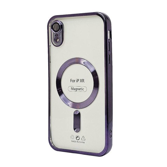 Electroplated Magsafe TPU Case for iPhone XR (purple) Electroplated Magsafe TPU Case for iPhone XR (purple)