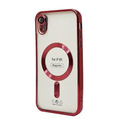 Electroplated Magsafe TPU Case for iPhone XR (red)