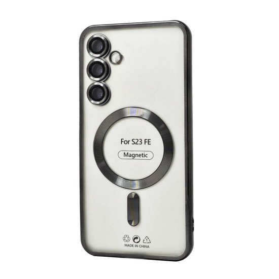 Electroplated Magsafe TPU Case for Samsung Galaxy S23 FE (black) Electroplated Magsafe TPU Case for Samsung Galaxy S23 FE (black)