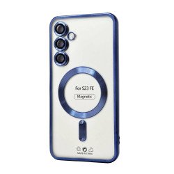 Electroplated Magsafe TPU Case for Samsung Galaxy S23 FE (blue)