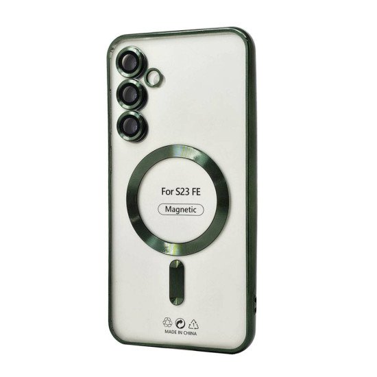 Electroplated Magsafe TPU Case for Samsung Galaxy S24 FE (green) Electroplated Magsafe TPU Case for Samsung Galaxy S24 FE (green)