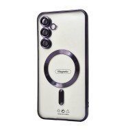 Electroplated Magsafe TPU Case for Samsung Galaxy S24 FE (purple)