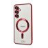 Electroplated Magsafe TPU Case for Samsung Galaxy A36 5G (red)