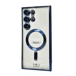 Electroplated Magsafe TPU Case for Samsung Galaxy S25 Ultra (blue)