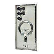 Electroplated Magsafe TPU Case for Samsung Galaxy S25 Ultra (silver)