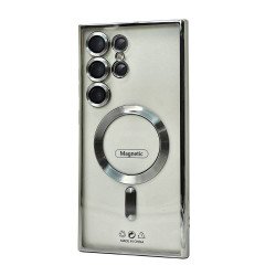 Electroplated Magsafe TPU Case for Samsung Galaxy S25 Ultra (silver)