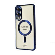 Electroplated Magsafe TPU Case for Samsung Galaxy S25 Edge (blue)