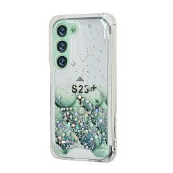 Sparkly TPU Case for Samsung Galaxy S23 Plus (green)
