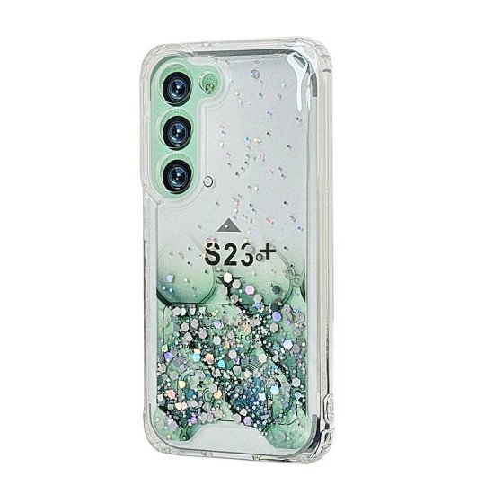 Sparkly TPU Case for Samsung Galaxy S23 Plus (green) Sparkly TPU Case for Samsung Galaxy S23 Plus (green)
