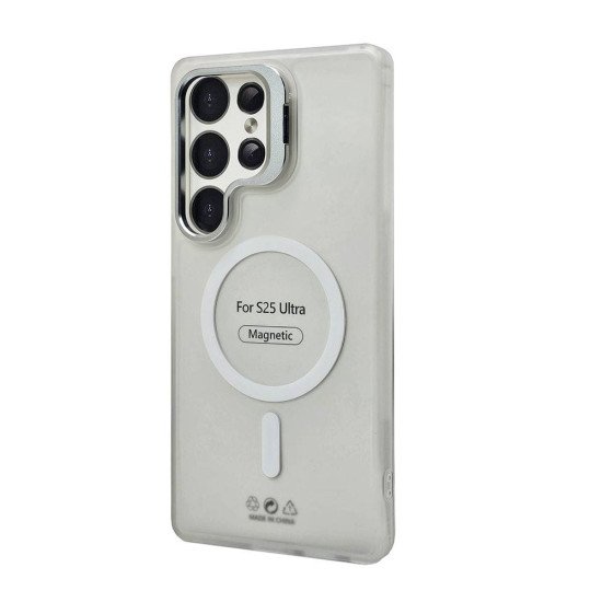 KickStand Magsafe TPU Case for Samsung Galaxy S25 Ultra (white) KickStand Magsafe TPU Case for Samsung Galaxy S25 Ultra (white)