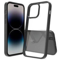 Tuff Clear TPU Case for iPhone 16E / SE4 (black)