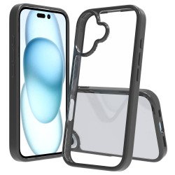Tuff Clear TPU Case for iPhone 16 Plus (black)
