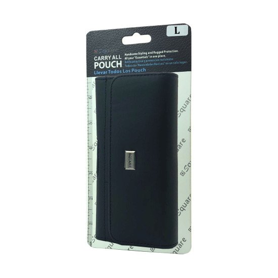 Horizontal Leather Pouch W/ Card Slot (Large) Horizontal Leather Pouch W/ Card Slot (Large)