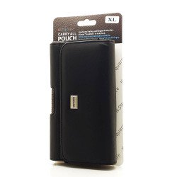 Horizontal Leather Pouch W/ Card Slot  (XL)