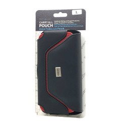 Horizontal Dual Color Nylon Leather Pouch (large)