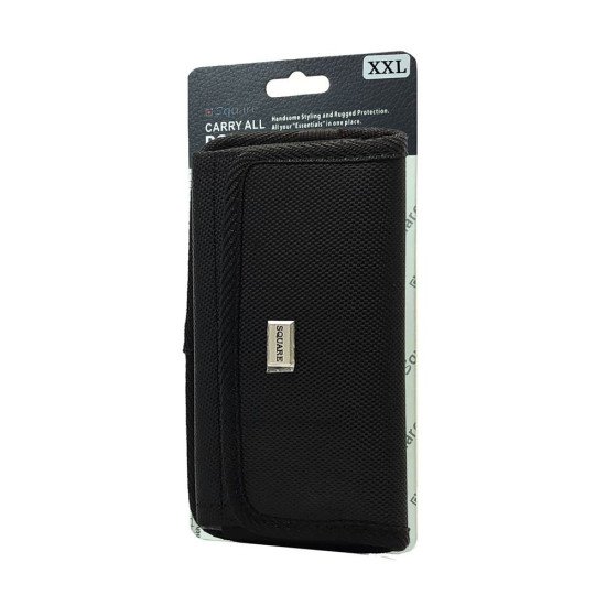 Horizontal Rugged Pouch With Metal Belt Clip (XXXL) Horizontal Rugged Pouch With Metal Belt Clip (XXXL)