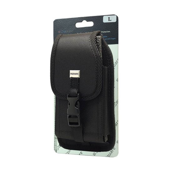 Vertical Rugged Pouch With Metal Belt Clip (large) Vertical Rugged Pouch With Metal Belt Clip (large)