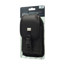 Vertical Rugged Pouch With Metal Belt Clip (Medium)