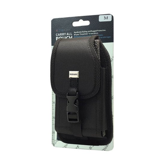 Vertical Rugged Pouch With Metal Belt Clip (Medium) Vertical Rugged Pouch With Metal Belt Clip (Medium)