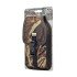 Vertical Leaf Camo Rugged Nylon Pouch w/ extra Clip (XXL)