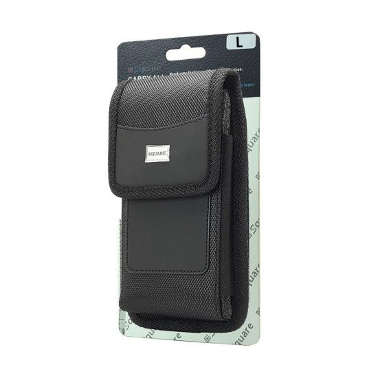 Vertical Rugged Nylon Pouch W/ Card Slot (Large) Vertical Rugged Nylon Pouch W/ Card Slot (Large)