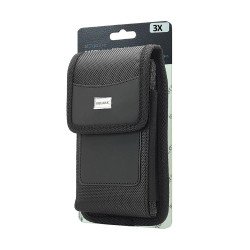 Vertical Rugged Nylon Pouch W/ Card Slot (3X)