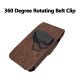 Vertical Brown Leather Pouch W/ Card Slot & 360 Rotating Belt Clip (3X) Vertical Brown Leather Pouch W/ Card Slot & 360 Rotating Belt Clip (3X)