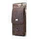 Vertical Brown Leather Pouch W/ Card Slot (XL) Vertical Brown Leather Pouch W/ Card Slot (XL)