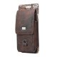 Vertical Brown Leather Pouch W/ Card Slot (XXL) Vertical Brown Leather Pouch W/ Card Slot (XXL)
