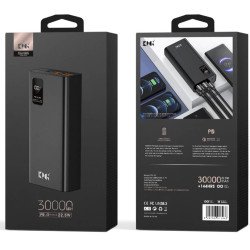 30K mAh 22.5W Power Bank (black)