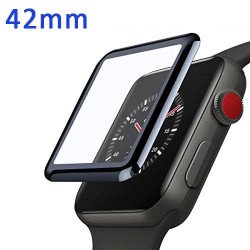Full Glue Screen Protector for iWatch 10th 42mm (black)