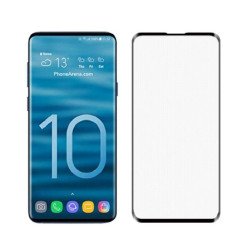 Full Glue Glass w/ Finger Sensor Unlock For Samsung Galaxy S10E (black)