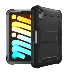 Hybrid Tablet Case w/ kickstand for iPad Mini 6 / 7 (black)