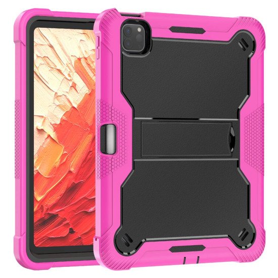 Hybrid Tablet Case w/ kickstand for iPad Pro 11" 2024 (hotpink) Hybrid Tablet Case w/ kickstand for iPad Pro 11" 2024 (hotpink)