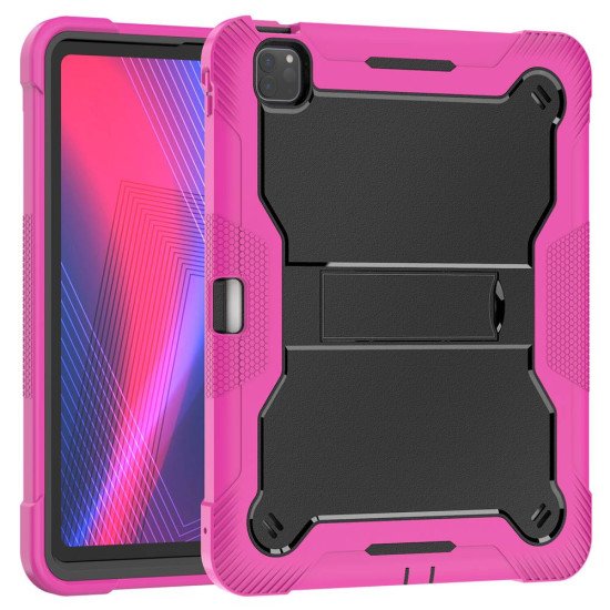 Hybrid Tablet Case w/ kickstand for iPad Pro 13" 2024 (hotpink) Hybrid Tablet Case w/ kickstand for iPad Pro 13" 2024 (hotpink)