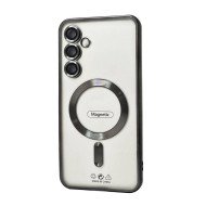Electroplated Magsafe TPU Case for Samsung Galaxy S25 Plus (black)