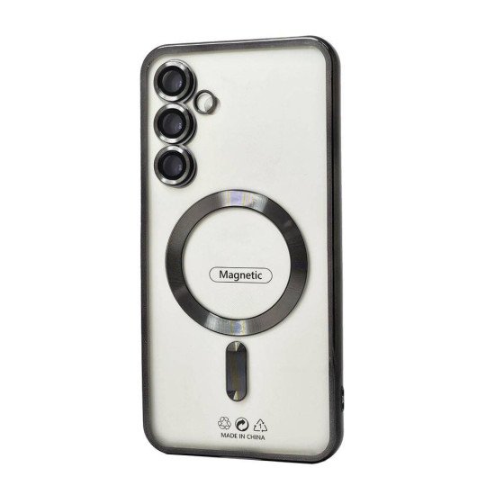 Electroplated Magsafe TPU Case for Samsung Galaxy S25 Plus (black) Electroplated Magsafe TPU Case for Samsung Galaxy S25 Plus (black)