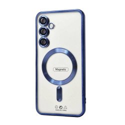 Electroplated Magsafe TPU Case for Samsung Galaxy S25 (blue)