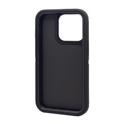 Defender Case w/ Clip For iPhone 16 Pro Max (black)