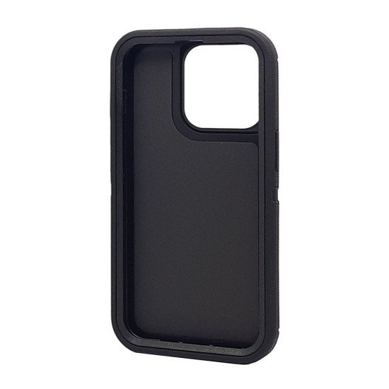 Defender Case w/ Clip For iPhone 16 Pro Max (black) Defender Case w/ Clip For iPhone 16 Pro Max (black)