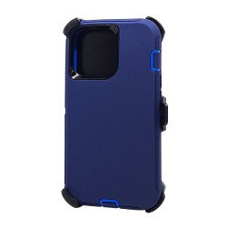 Defender Case w/ Clip For iPhone 16 Pro Max (blue)