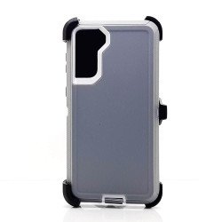 Defender Case w/ Clip For Samsung  S25 (grey)