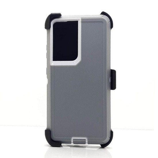Defender Case w/ Clip For Samsung S25 Ultra (grey) Defender Case w/ Clip For Samsung S25 Ultra (grey)