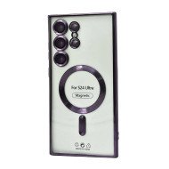Electroplated Magsafe TPU Case for Samsung Galaxy S24 Ultra (purple)