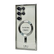 Electroplated Magsafe TPU Case for Samsung Galaxy S24 Ultra (silver)